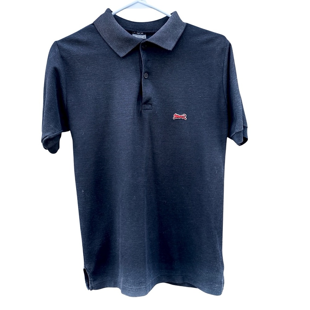 Le Tigre Black Polo Shirt with Red Le Tigre Logo